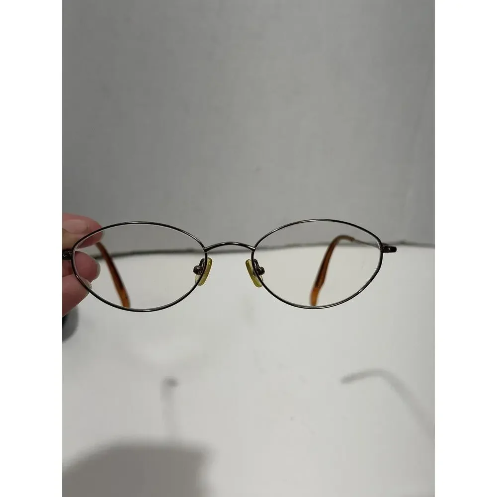 SAKS FIFTH AVENUE Full Rim Oval Vintage Womens Eyeglasses Frame 135 + Blue‎ Case